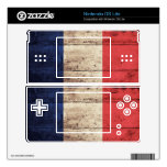 Old Wooden France Flag; Skins For The DS Lite