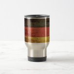 Old Wooden Germany Flag Coffee Mugs