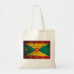 Old Wooden Grenada Flag Canvas Bag