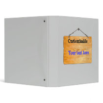 Old Wooden Hanging Sign Binders