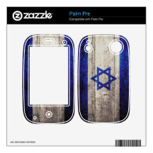 Old Wooden Israel Flag; Decal For The Palm Pre