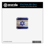 Old Wooden Israel Flag; Decals For iPod Nano