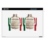 Old Wooden Italian Flag; Skins For Headsets