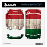 Old Wooden Italy Flag; BlackBerry Curve Decals