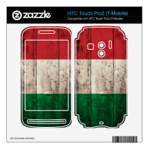 Old Wooden Italy Flag; HTC Touch Pro2 Skin