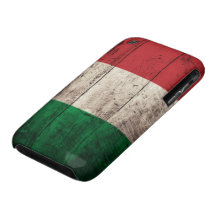 Old Wooden Italy Flag iPhone 3 Case-Mate Cases