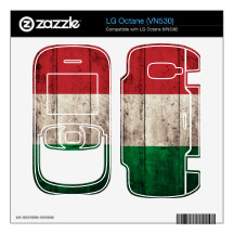 Old Wooden Italy Flag; LG Octane Decals