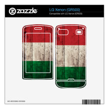Old Wooden Italy Flag; LG Xenon Skins