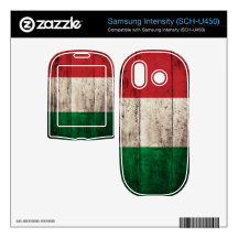 Old Wooden Italy Flag; Samsung Intensity II Skin