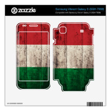 Old Wooden Italy Flag; Samsung Vibrant Skin