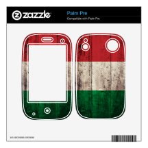 Old Wooden Italy Flag; Skin For Palm Pre