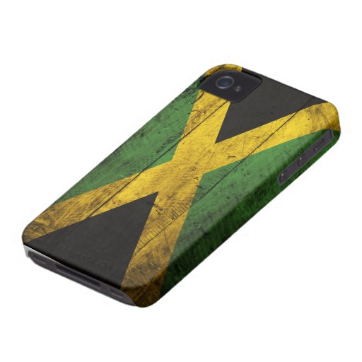 Old Wooden Jamaica Flag iPhone 4 Covers
