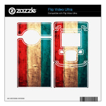 Old Wooden Luxembourg Flag Skin For The Flip Ultra