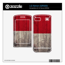 Old Wooden Malta Flag; Decal For The LG Xenon