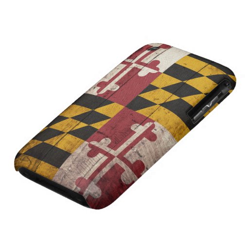 Old Wooden Maryland Flag iPhone 3 Case-Mate Case