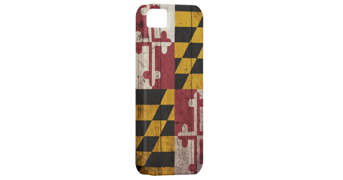 Old Wooden Maryland Flag iPhone SE/5/5s Case | Zazzle