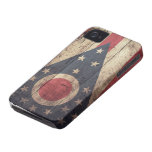 Old Wooden Ohio Flag; casemate cases
