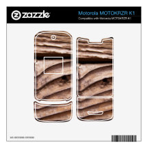 Old Wooden Planks Rough Knotty Brown Texture Motorola MOTOKRZR K1 Skin