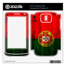 Old Wooden Portugal Flag; HTC Touch HD Skin