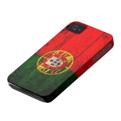 Old Wooden Portugal Flag Iphone 4 Case