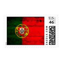 Old Wooden Portugal Flag Postage