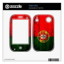 Old Wooden Portugal Flag; Skins For The Palm Pre