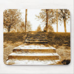 Old Wooden Stairs Mousepad