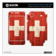 Old Wooden Switzerland Flag Samsung Vibrant Skins