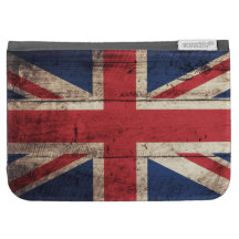 Old Wooden UK Flag; Cases For Kindle