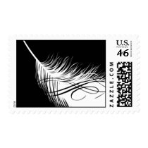 Old World Feather Stamp