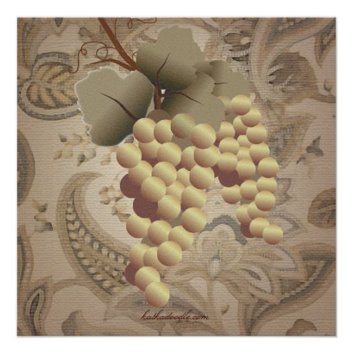 Old World Grapevine Wine Bridal Shower Invitation