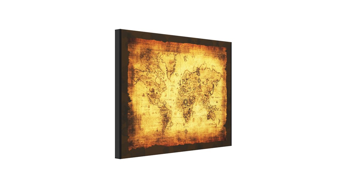 old-world-map-art-print-zazzle