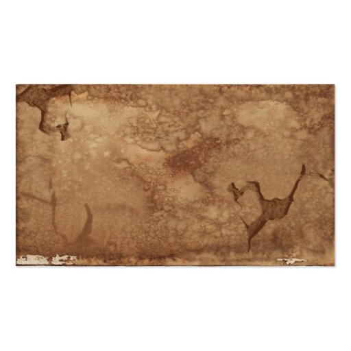 Old World Map Business Card Template (back side)