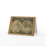 Old World Map Gifts Greeting Cards