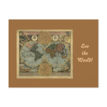 Old World Map Gifts postcards