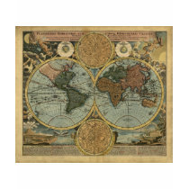 Old World Map Gifts t-shirts