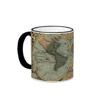 Old World Map Mugs
