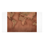 old world map picture card
