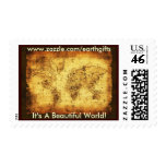 OLD WORLD MAP Postage Stamps