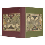 Old World Map Reversible Binder