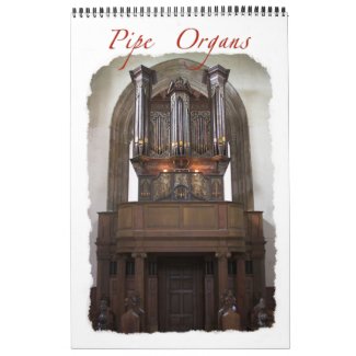 Old World Pipe organ calendar