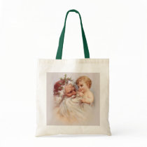 Old World Santa and Cherub bags