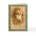 Old World Santa Claus in Digital Fractal Art cards