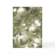 Old World Sparkle Holiday Card card
