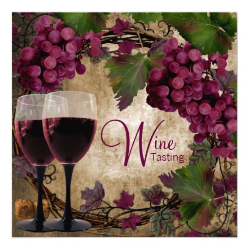60 WINERY GRAPES WINE INVITATIONS MANY DESIGNS CUSTOMIZED PERSONALIZED FOR YOU 