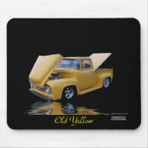 Old Yellow Mousepad mousepads
