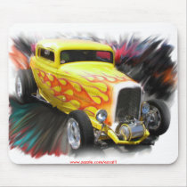 Old Yellow Roadster mousepads