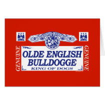 Olde English Bulldogge Greeting Card
