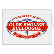Olde English Bulldogge  Card
