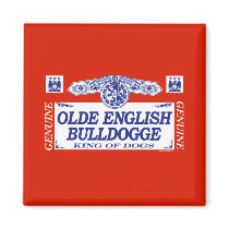 Olde English Bulldogge magnets